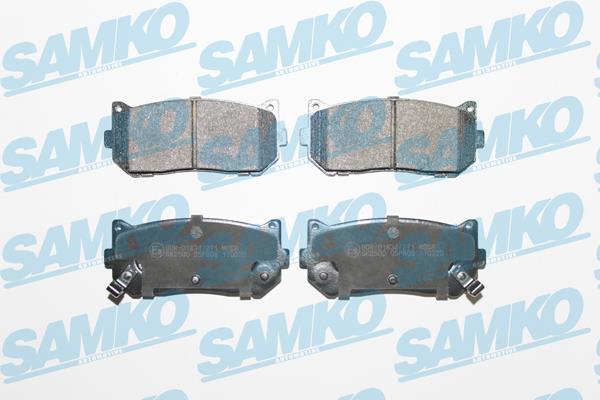 Samko 5SP808 Тормозные колодки дисковые, комплект 5SP808: Отличная цена - Купить в Польше на 2407.PL!
