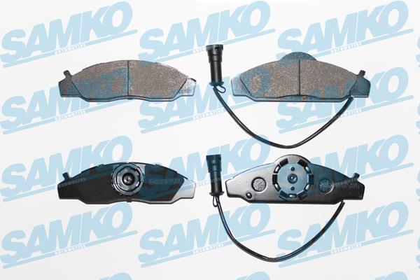 Samko 5SP721 Тормозные колодки дисковые, комплект 5SP721: Отличная цена - Купить в Польше на 2407.PL!