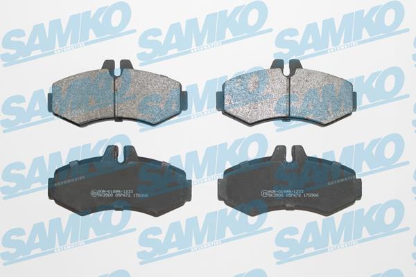 Samko 5SP672 Brake Pad Set, disc brake 5SP672: Buy near me in Poland at 2407.PL - Good price!