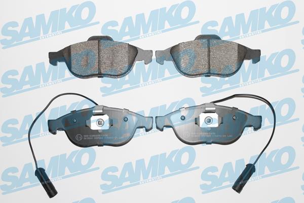 Samko 5SP664 Тормозные колодки дисковые, комплект 5SP664: Отличная цена - Купить в Польше на 2407.PL!