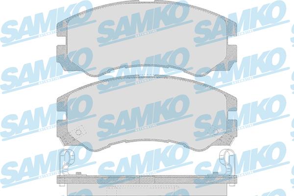 Samko 5SP658 Тормозные колодки дисковые, комплект 5SP658: Отличная цена - Купить в Польше на 2407.PL!