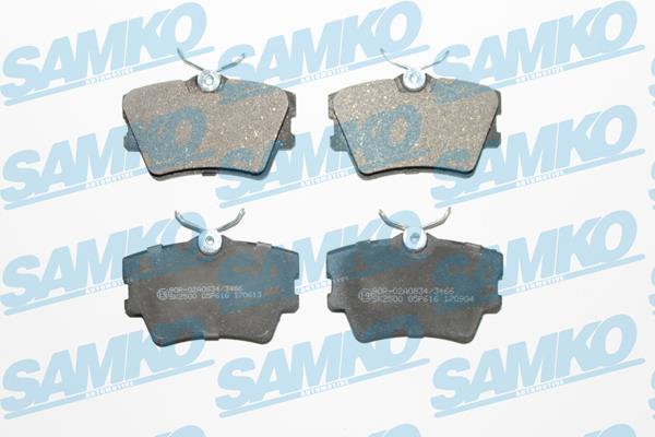 Samko 5SP616 Тормозные колодки дисковые, комплект 5SP616: Отличная цена - Купить в Польше на 2407.PL!