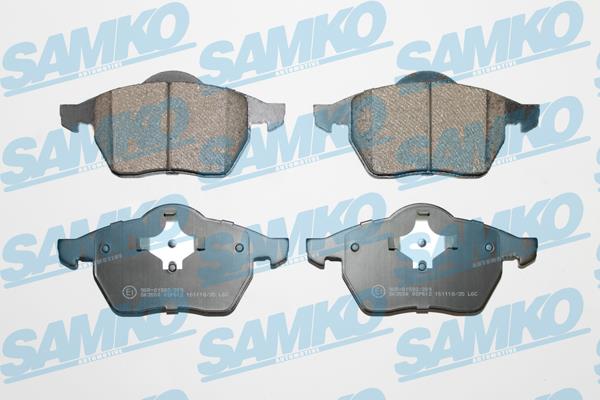 Samko 5SP612 Тормозные колодки дисковые, комплект 5SP612: Отличная цена - Купить в Польше на 2407.PL!