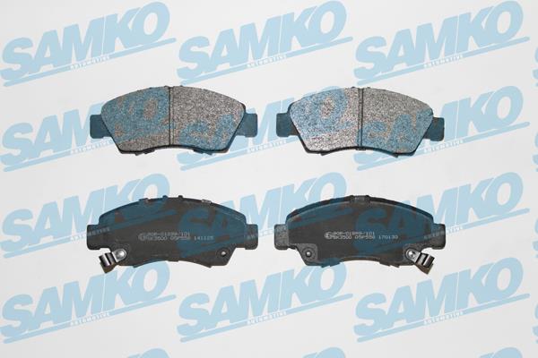 Samko 5SP558 Brake Pad Set, disc brake 5SP558: Buy near me at 2407.PL in Poland at an Affordable price!