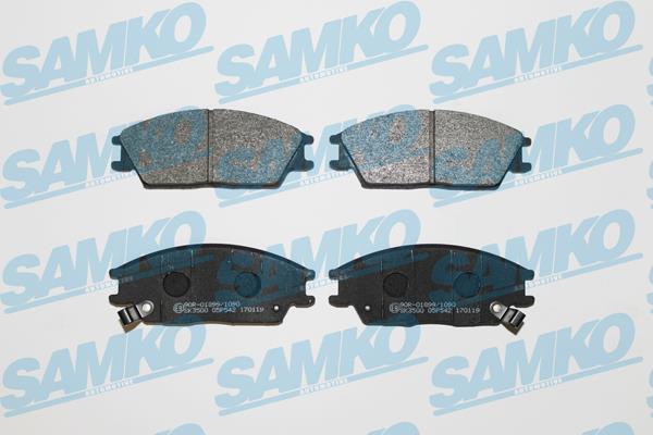 Samko 5SP542 Тормозные колодки дисковые, комплект 5SP542: Отличная цена - Купить в Польше на 2407.PL!