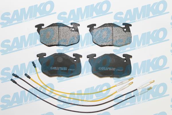 Samko 5SP384 Brake Pad Set, disc brake 5SP384: Buy near me in Poland at 2407.PL - Good price!
