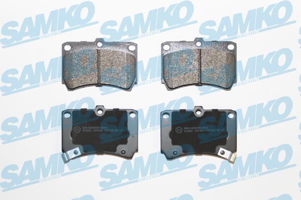Samko 5SP366 Тормозные колодки дисковые, комплект 5SP366: Отличная цена - Купить в Польше на 2407.PL!