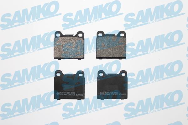 Samko 5SP362 Тормозные колодки дисковые, комплект 5SP362: Отличная цена - Купить в Польше на 2407.PL!