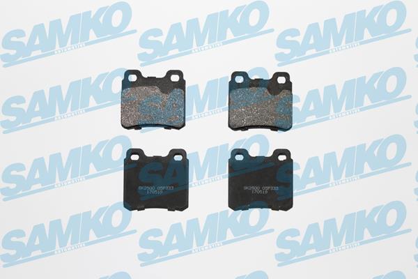 Samko 5SP333 Тормозные колодки дисковые, комплект 5SP333: Отличная цена - Купить в Польше на 2407.PL!
