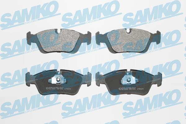 Samko 5SP331 Тормозные колодки дисковые, комплект 5SP331: Отличная цена - Купить в Польше на 2407.PL!