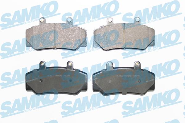 Samko 5SP318 Тормозные колодки дисковые, комплект 5SP318: Отличная цена - Купить в Польше на 2407.PL!