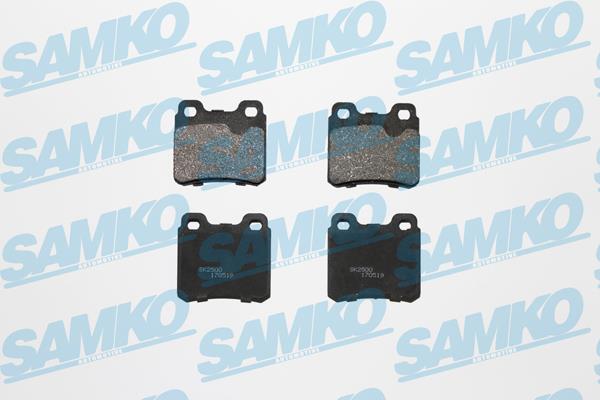 Samko 5SP317 Тормозные колодки дисковые, комплект 5SP317: Отличная цена - Купить в Польше на 2407.PL!