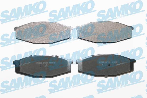 Samko 5SP289 Тормозные колодки дисковые, комплект 5SP289: Отличная цена - Купить в Польше на 2407.PL!