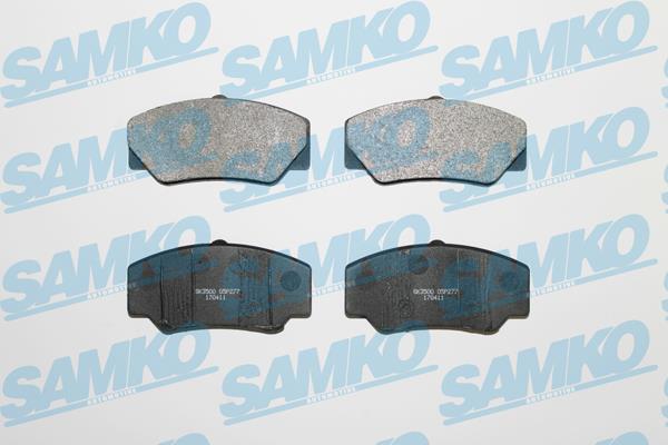 Samko 5SP277 Тормозные колодки дисковые, комплект 5SP277: Отличная цена - Купить в Польше на 2407.PL!