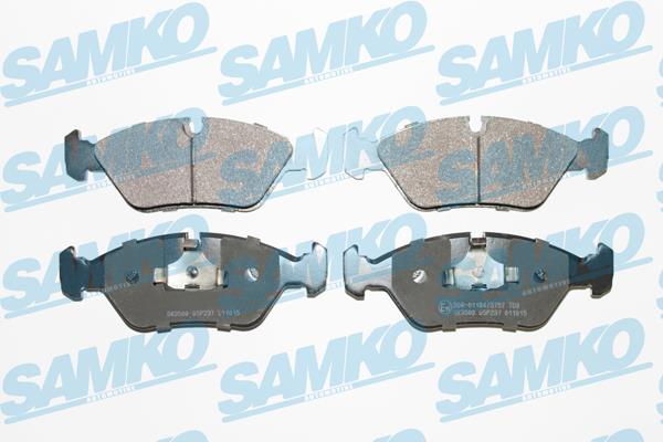 Samko 5SP237 Тормозные колодки дисковые, комплект 5SP237: Отличная цена - Купить в Польше на 2407.PL!