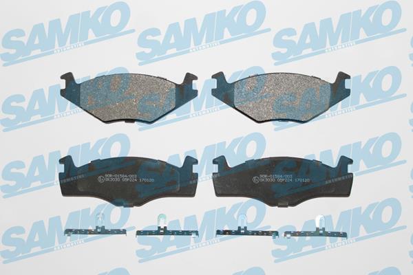 Samko 5SP224 Тормозные колодки дисковые, комплект 5SP224: Отличная цена - Купить в Польше на 2407.PL!