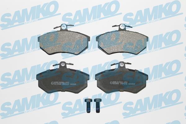 Samko 5SP216 Тормозные колодки дисковые, комплект 5SP216: Отличная цена - Купить в Польше на 2407.PL!