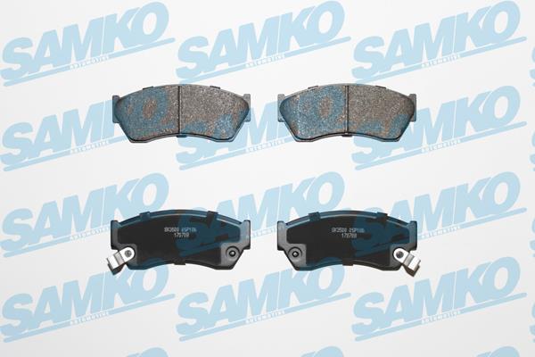 Samko 5SP186 Тормозные колодки дисковые, комплект 5SP186: Отличная цена - Купить в Польше на 2407.PL!