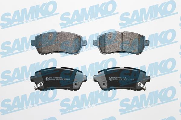 Samko 5SP1673 Brake Pad Set, disc brake 5SP1673: Buy near me in Poland at 2407.PL - Good price!