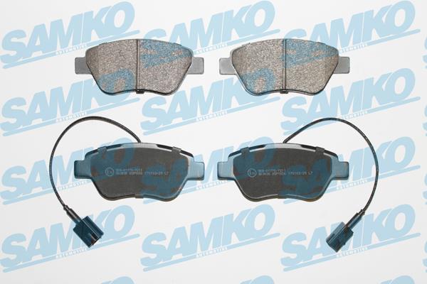 Samko 5SP1656 Тормозные колодки дисковые, комплект 5SP1656: Отличная цена - Купить в Польше на 2407.PL!