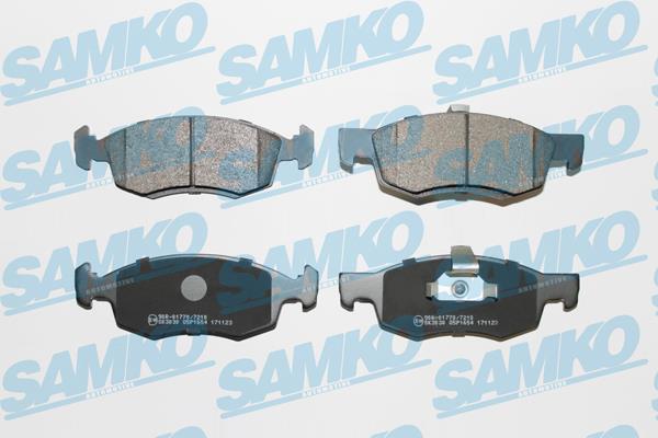 Samko 5SP1654 Тормозные колодки дисковые, комплект 5SP1654: Отличная цена - Купить в Польше на 2407.PL!