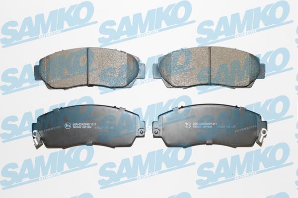 Samko 5SP1634 Тормозные колодки дисковые, комплект 5SP1634: Купить в Польше - Отличная цена на 2407.PL!