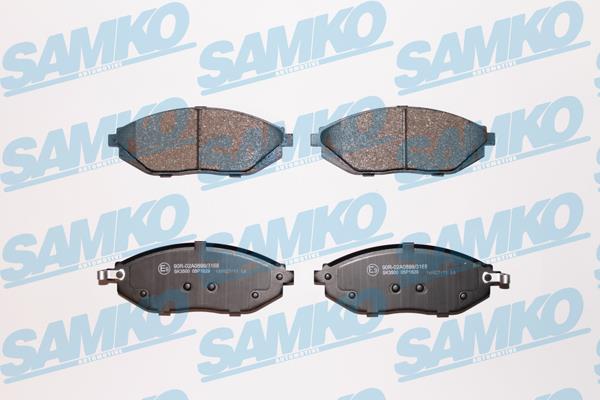 Samko 5SP1629 Brake Pad Set, disc brake 5SP1629: Buy near me in Poland at 2407.PL - Good price!