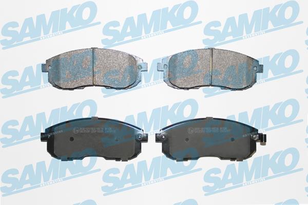 Samko 5SP1605 Тормозные колодки дисковые, комплект 5SP1605: Купить в Польше - Отличная цена на 2407.PL!