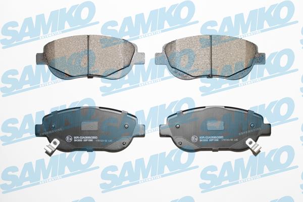 Samko 5SP1566 Тормозные колодки дисковые, комплект 5SP1566: Отличная цена - Купить в Польше на 2407.PL!
