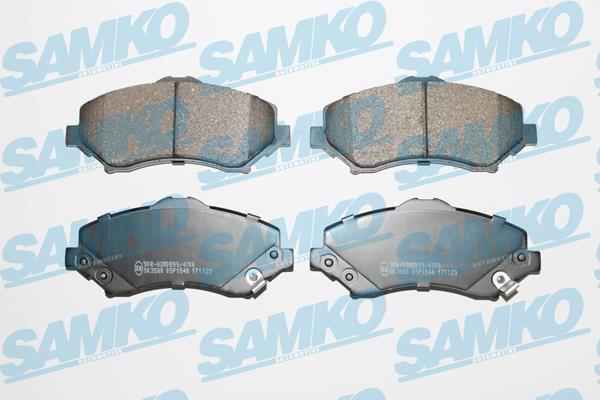 Samko 5SP1548 Brake Pad Set, disc brake 5SP1548: Buy near me in Poland at 2407.PL - Good price!