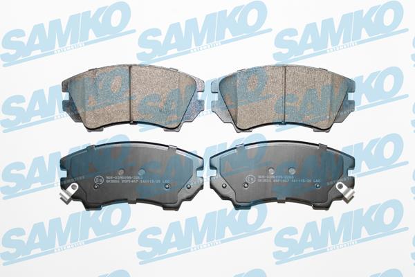 Samko 5SP1467 Тормозные колодки дисковые, комплект 5SP1467: Отличная цена - Купить в Польше на 2407.PL!