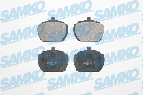 Samko 5SP143 Тормозные колодки дисковые, комплект 5SP143: Отличная цена - Купить в Польше на 2407.PL!