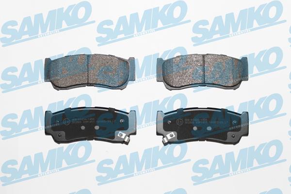Samko 5SP1417 Тормозные колодки дисковые, комплект 5SP1417: Отличная цена - Купить в Польше на 2407.PL!