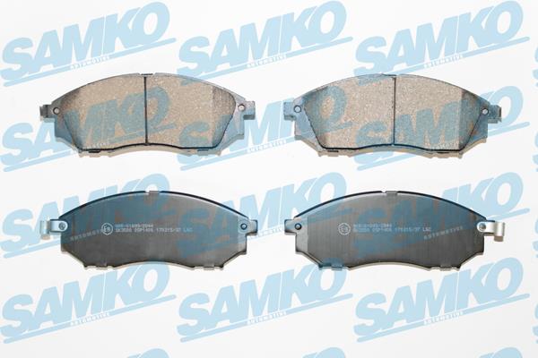 Samko 5SP1406 Тормозные колодки дисковые, комплект 5SP1406: Отличная цена - Купить в Польше на 2407.PL!