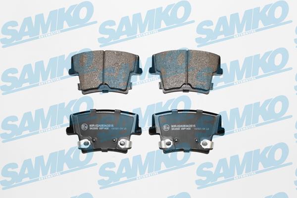 Samko 5SP1400 Тормозные колодки дисковые, комплект 5SP1400: Отличная цена - Купить в Польше на 2407.PL!