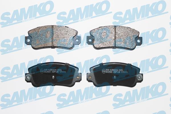 Samko 5SP128 Тормозные колодки дисковые, комплект 5SP128: Купить в Польше - Отличная цена на 2407.PL!