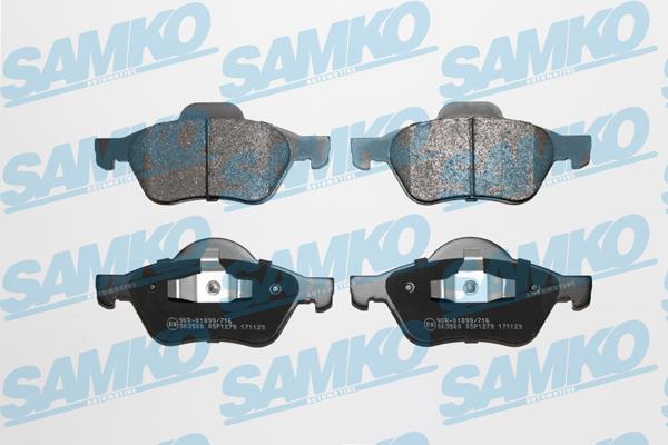 Samko 5SP1279 Тормозные колодки дисковые, комплект 5SP1279: Отличная цена - Купить в Польше на 2407.PL!