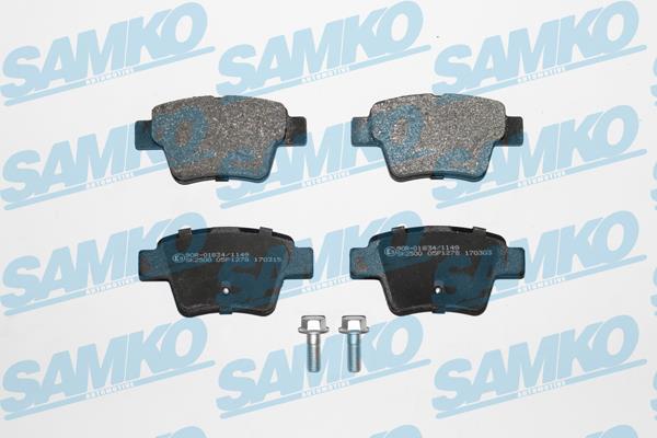 Samko 5SP1278 Brake Pad Set, disc brake 5SP1278: Buy near me in Poland at 2407.PL - Good price!
