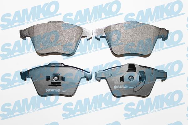 Samko 5SP1277 Тормозные колодки дисковые, комплект 5SP1277: Отличная цена - Купить в Польше на 2407.PL!