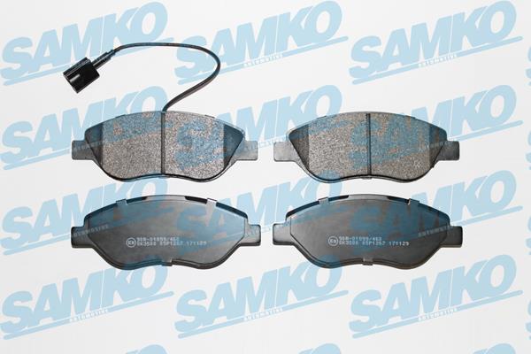 Samko 5SP1267 Тормозные колодки дисковые, комплект 5SP1267: Отличная цена - Купить в Польше на 2407.PL!