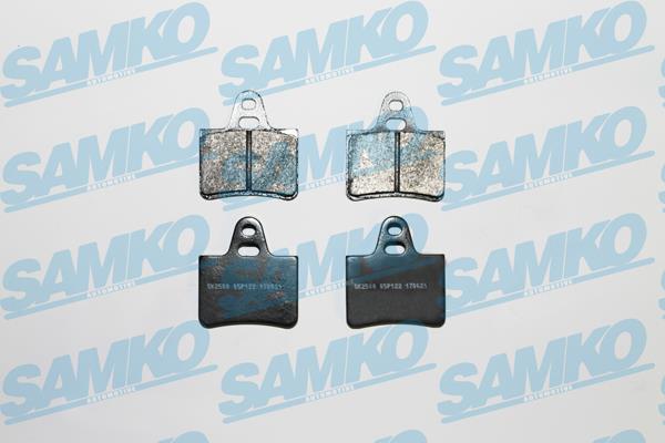 Тормозные колодки дисковые, комплект Samko 5SP122
