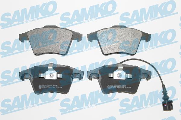 Samko 5SP1205 Brake Pad Set, disc brake 5SP1205: Buy near me in Poland at 2407.PL - Good price!