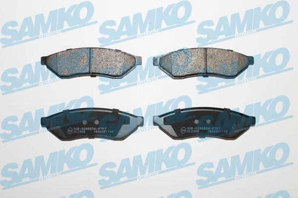 Samko 5SP1198 Тормозные колодки дисковые, комплект 5SP1198: Отличная цена - Купить в Польше на 2407.PL!