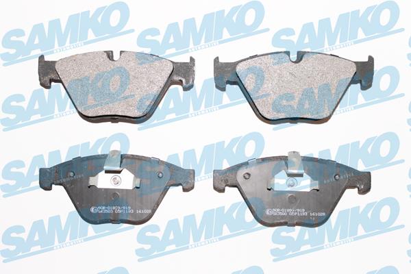 Samko 5SP1193 Тормозные колодки дисковые, комплект 5SP1193: Отличная цена - Купить в Польше на 2407.PL!