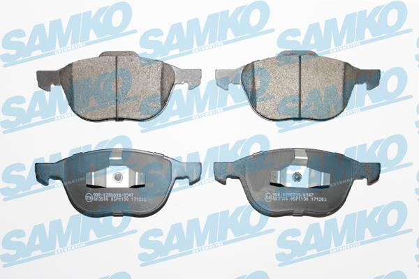 Samko 5SP1190 Тормозные колодки дисковые, комплект 5SP1190: Отличная цена - Купить в Польше на 2407.PL!
