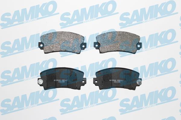 Samko 5SP117 Тормозные колодки дисковые, комплект 5SP117: Отличная цена - Купить в Польше на 2407.PL!