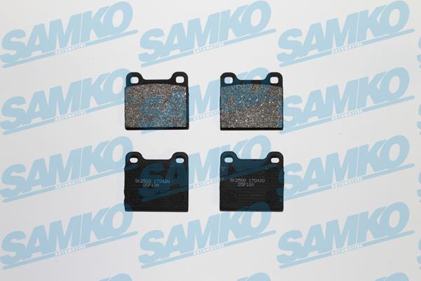 Samko 5SP109 Тормозные колодки дисковые, комплект 5SP109: Отличная цена - Купить в Польше на 2407.PL!