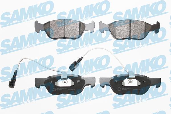 Samko 5SP1076 Тормозные колодки дисковые, комплект 5SP1076: Отличная цена - Купить в Польше на 2407.PL!