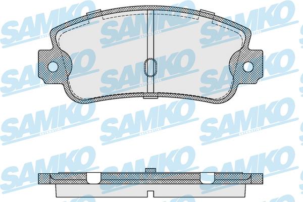 Samko 5SP106 Тормозные колодки дисковые, комплект 5SP106: Отличная цена - Купить в Польше на 2407.PL!