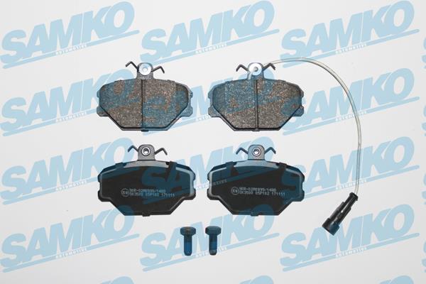 Samko 5SP102 Тормозные колодки дисковые, комплект 5SP102: Отличная цена - Купить в Польше на 2407.PL!
